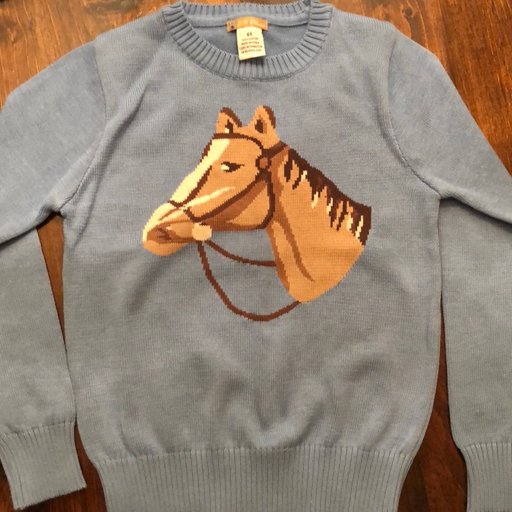 E K Classic horse sweater 🐴